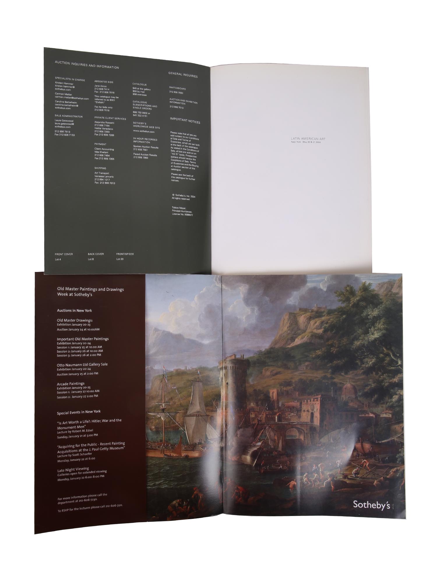 CHRISTIES SOTHEBYS AUCTION ART CATALOGS PIC-5